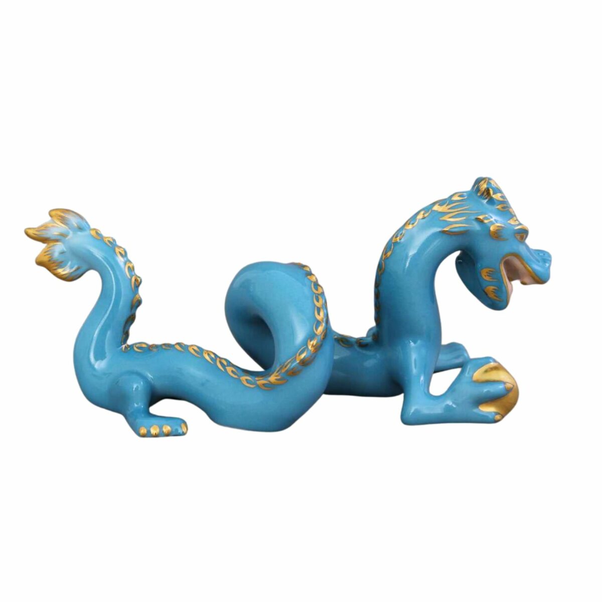 Herend-Porcelain-Dragon-Figurine-Turquoise-15070-0-00-V-TQ1