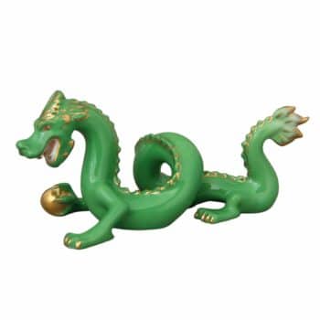 Herend-Porcelain-Dragon-Figurine-Green-15070-0-00-C-V