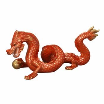 Herend-Dragon-Large-Figurine-Fishnet-Rust-Gold15601-0-00 VH-OR2