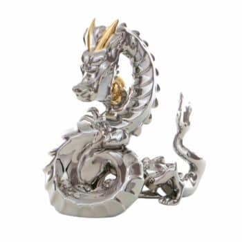Herend-Whirlwind-Dragon-Platinum-Figurine-16154-PLATI