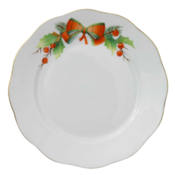 Herend-Dessert-Plate-Christmas-Minimal-20517-0-00-NOELS